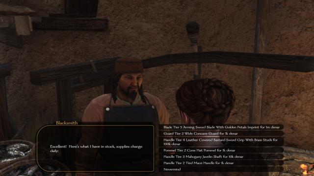 Buy Smithing Parts for Mount And Blade: Bannerlord