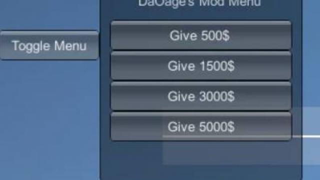 My Garage Money Cheat Menu