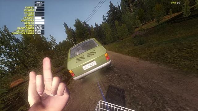 Drivable shopping cart