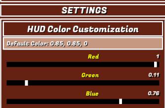 HUD Color Customization for My summer car