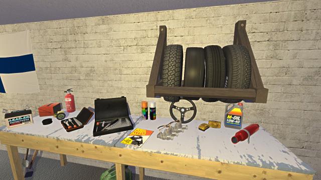 Стойки для колес / Tire Racks для My summer car