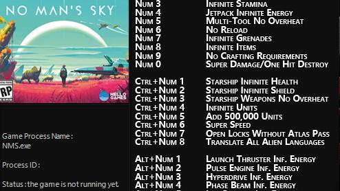 25  Trainer Plus 25 for No Man's Sky
