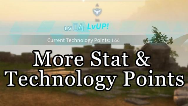 More Stat and Technology Points