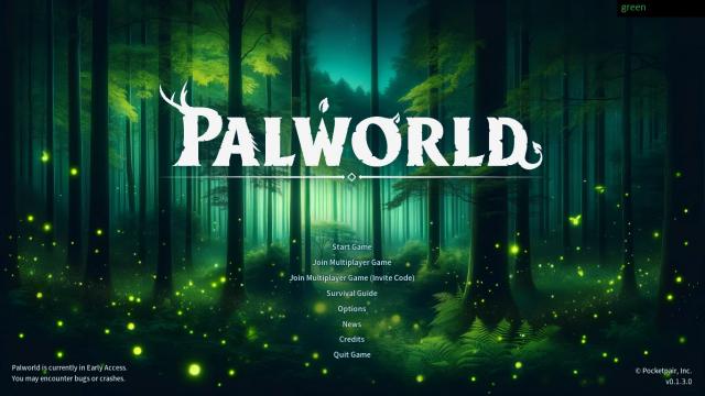 Main Menu Replacer for Palworld