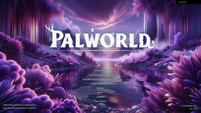 Main Menu Replacer for Palworld