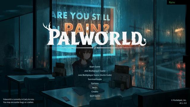 Main Menu Replacer for Palworld