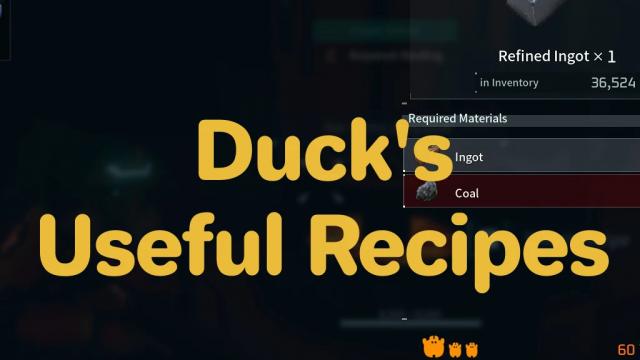 Duck's Useful Recipes для Palworld