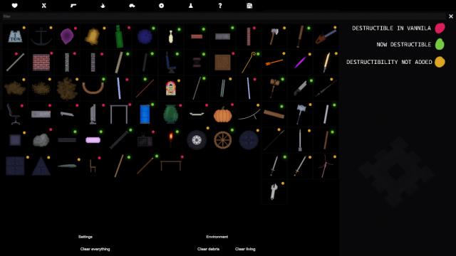 Everything Destructible Mod для People Playground