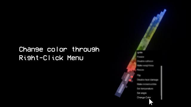 Разноцветный энергетический клинок / Colorful Energy Sword