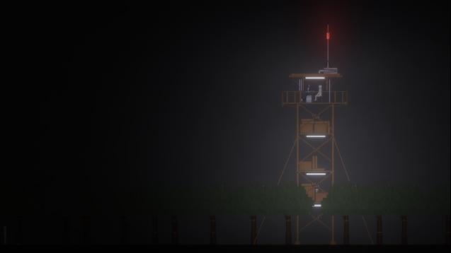 Смотровая вышка / Destructible Watch Tower для People Playground