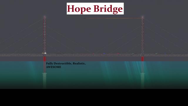 Hope Bridge (Longest Fully Destructible) for People Playground
