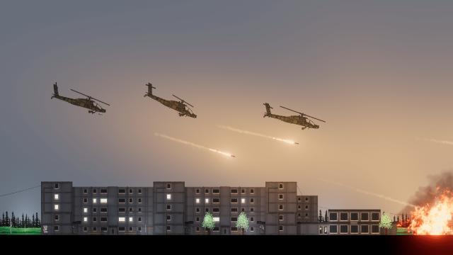 AH-64 Apache для People Playground