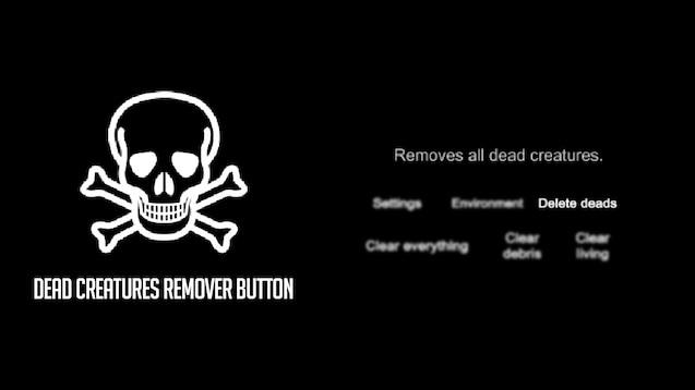 Кнопка удаления мертвых тел / Dead creatures remover button для People Playground