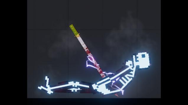 Thunder Katana Mod for People Playground