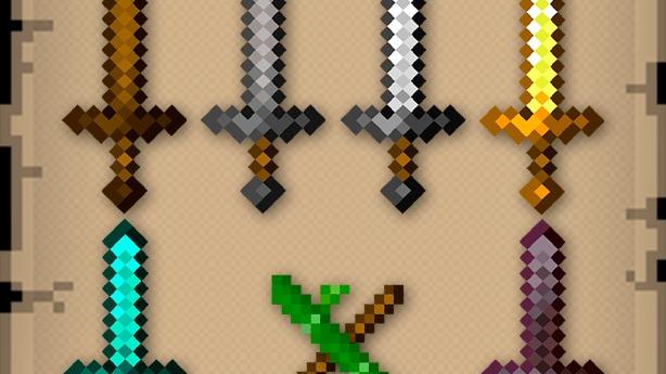 Оружие из Майнкрафта / Minecraft Weapons Mod