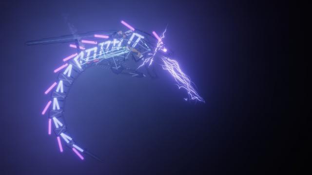 Электродракон / Electro dragon для People Playground
