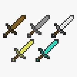 Мечи из Майнкрафта / Minecraft Swords для People Playground