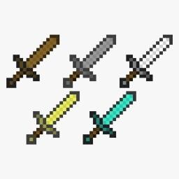 Minecraft Swords for People Playground