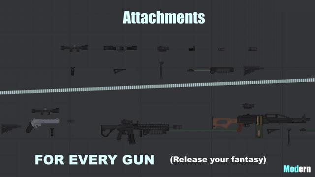 Modern Firearms 2 Mod для People Playground