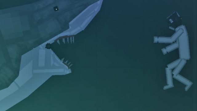 Megalodon Shark for People Playground