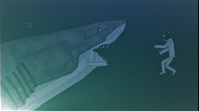 Megalodon Shark for People Playground
