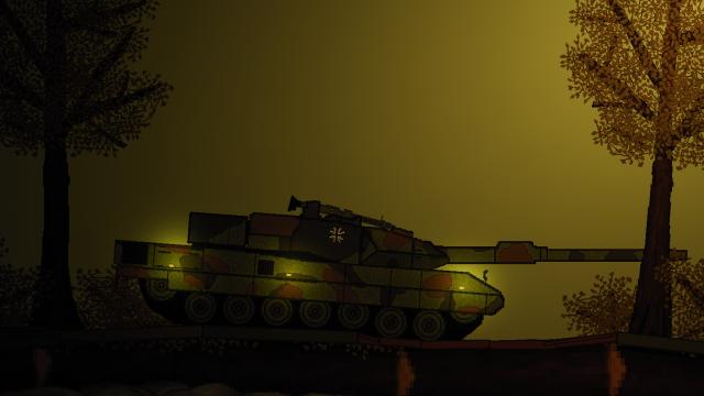 Leopard 2A5 MOD для People Playground