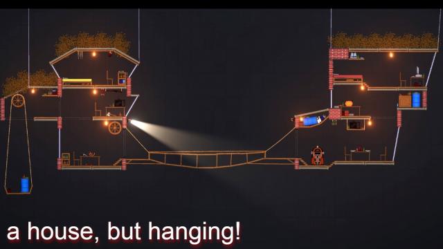 Hanging House V4 (Destructible) for People Playground