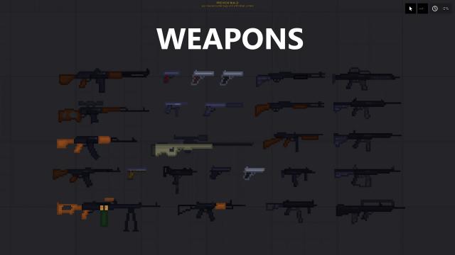 Пак анимированного оружия / Animated Weapons+ для People Playground