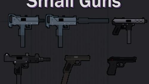 Пак пистолетов и пистолетов-пулеметов / FleasyWeapons - Small Guns для People Playground