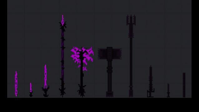 Purple weapons modpack for People Playground