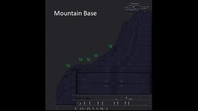 База в горе / Mountain Base для People Playground