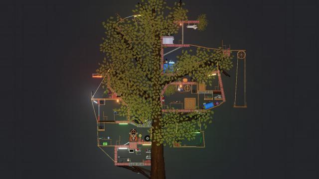 Tree Apartments for People Playground