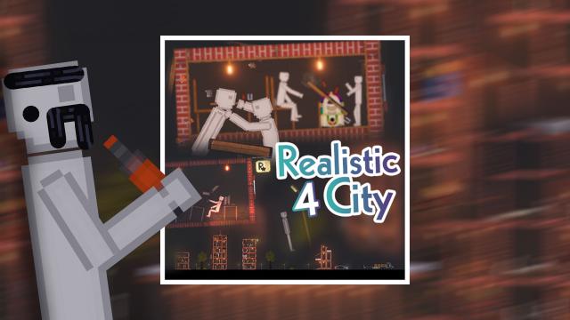 Realistic City 4 для People Playground