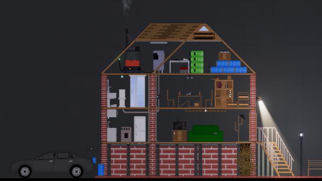 Mysterious house [Destructible] для People Playground