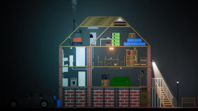 Mysterious house [Destructible] for People Playground