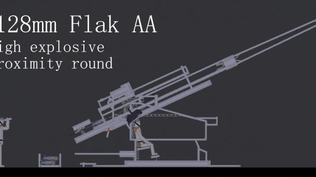 OP 128mm Flak AA