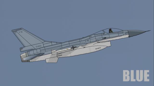 Airplane F-16 Mod for People Playground