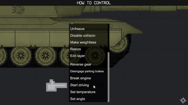Controllable Vehicles Mod for People Playground