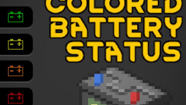 Nepenthe's Colored Battery Status