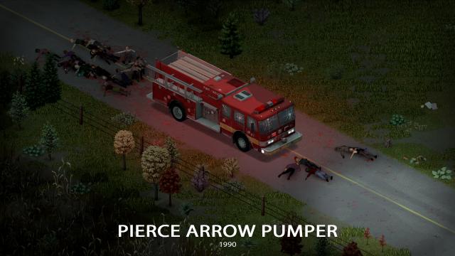 '90 Pierce Arrow Pumper для Project Zomboid