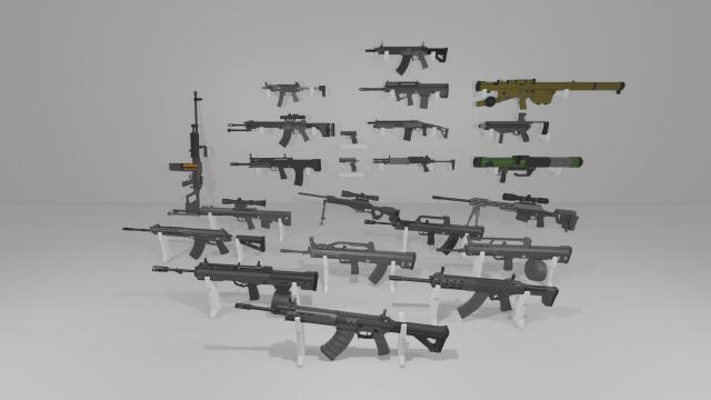 Chinese Weapon Pack для Ravenfield