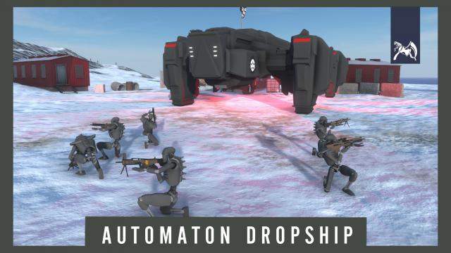 RavenDivers - AUTOMATON Dropship для Ravenfield