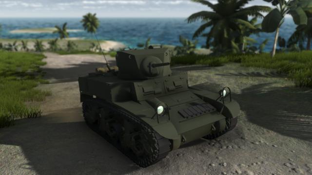 [WW2 Collection] M3 Stuart для Ravenfield