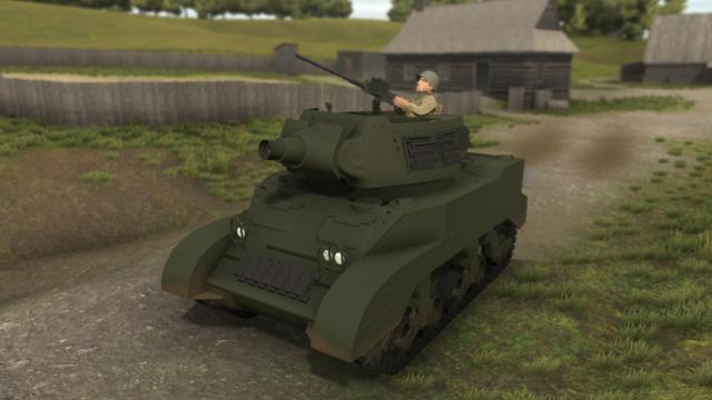 [WW2 Collection] M3 Stuart для Ravenfield