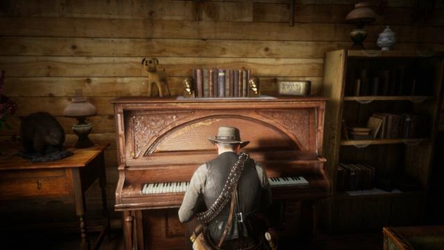 Играбельное пианино / Playable Piano для Red Dead Redemption 2