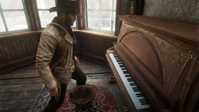 Играбельное пианино / Playable Piano для Red Dead Redemption 2