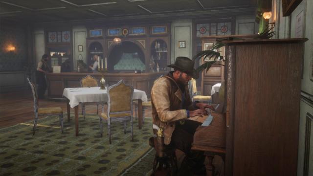 Playable Piano for Red Dead Redemption 2