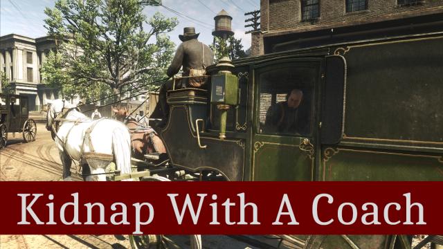 RDR 2  Kidnap With A Coach