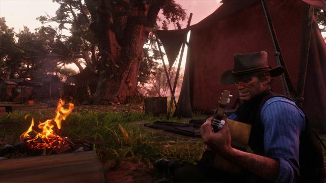 Играем на гитаре / Playable Guitar для Red Dead Redemption 2