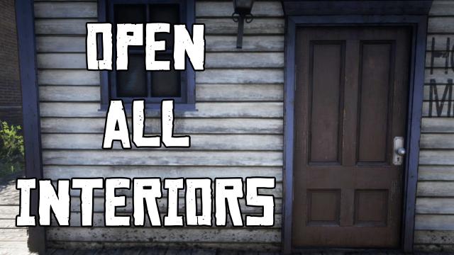 Open All Interiors for Red Dead Redemption 2